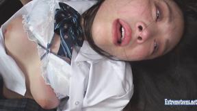 ”Hiyori Yoshioka Gets Rough Sex By Stalker Deep Throat Spanked Screwed Hard”