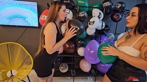 SALE OF BALLOONS WITH FART GAS - MISTRESS SASHA - CLIP 2 - NEW JULY 2025