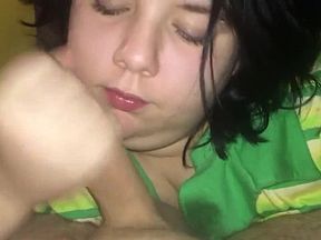 Giving my boyfriend a blow job