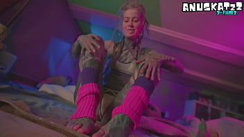 At home getting filthy with toys and deep anal