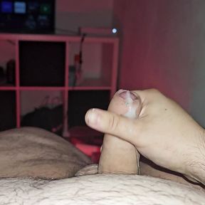 Quick bust a nut with big cum shot