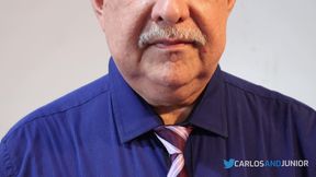 Daddy Carlos Masturbating Until He Cums and Then Pissing