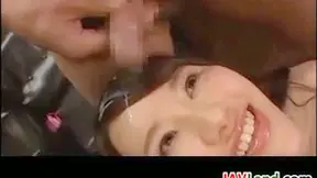 Thick Bukkake For This Cute Girl
