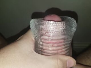 Watch-throughout Fleshlight and Cum