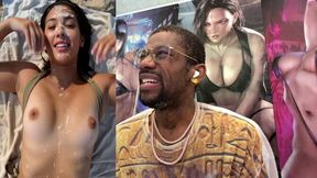 Married hot mom and latex petite enjoy a double dose of facial smashing