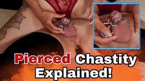 training zero prince albert pierced chastity cage explained