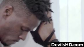 Black beauty Ashley Aleigh gets stuffed by BBC