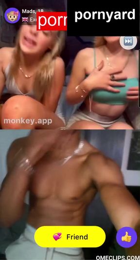 Amateur webcam girl gets a surprise reaction from her boyfriend during a homemad