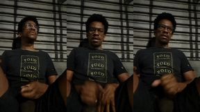 wanking in public street