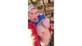 WANKING IN THE WOODS! 🌲💦