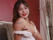 FRANKS TGIRLWORLD - Kiki Undressed To Play On The Bench