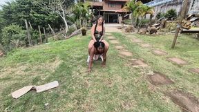 Carry me around my farm after a day of cleaning!! By Ana Ayumi and Monique Cam Babi