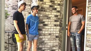 A couple of cute boys at my doorstep