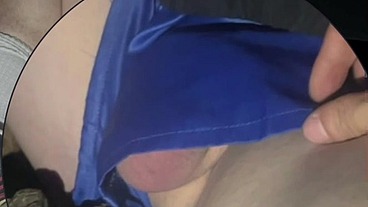 Amateur s. boy's dick and smooth balls exposed as he was resting in a park
