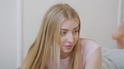 Cute teen lost a bet and gets to tied down by her step brother - Sweet Lina