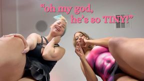 We found a tiny man on the floor! - Goddess Lilith & Noah Bensi Giantess POV