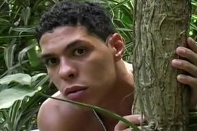 Crazy male in fabulous big dick, blowjob gay sex video