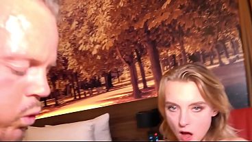 Hot Hotel Hookup: Amazing Blonde Teen Babe