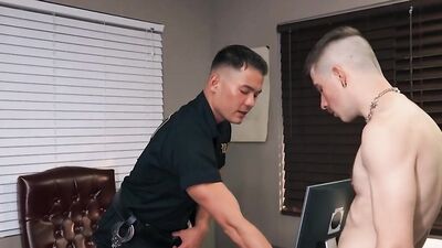 MEN - Dirty Cop Colton Reece Shows Harrison Todd Who Is The Boss As He Fucks Him In All Positions