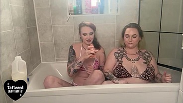 Sploshing fun with Bambi brat