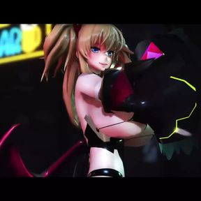 Huge Tits Sexy Demon Dancing (3D HENTAI)