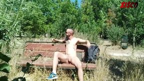 Fully Naked In A Public Park Surprise At The End Of The Vide