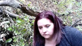 Sexy BBW fucked in the woods