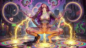 Psygirl goes pee