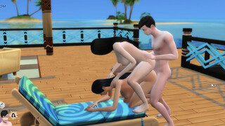 three way with Sumptuous women