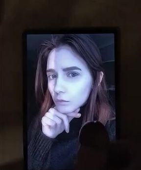 Cute coworker cum