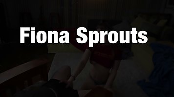Sexy babe Fiona Sprouts sucks dick POV