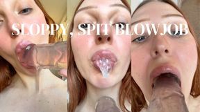 827 Sloppy, Spit Blowjob