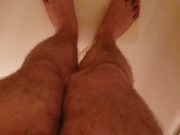 A satisfying post-nut pee - trans male