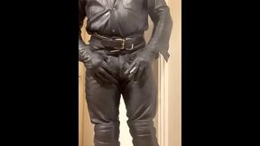 Leather &amp_ Latex Cock Fondling Smoking Sessions