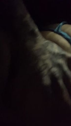 Letting a stranger fuck my pretty pussy in a car in public