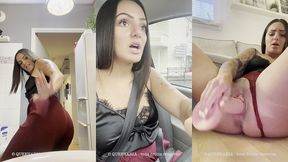 masturb dans la voiture - je me fais cramer