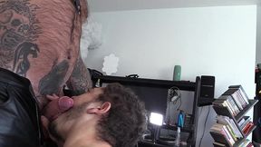 leather ftm bareback fucking with atlas cummings and jason collins!