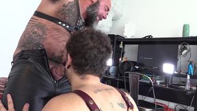 leather ftm bareback fucking with atlas cummings and jason collins!