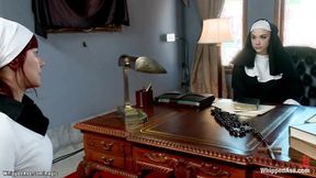 ”Ebony sinner whipped & banged”