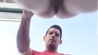 Without a condom Outdoor Fuck-fest with Amateur Bred by Big Spunk-pump