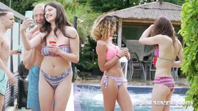 Rachel Adjani &amp; Francesca di Caprio - Hard anal pounding with a face full of cum