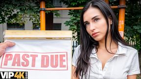 Debt collector's surprise: Hot Czech girl's natural tits and shaved pussy