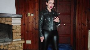 Leather mesmerizing JOI