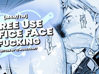 Getting Throatfucked as a Free Use Office Toy - AUDIO EROTICA FOR HOMO STUDS