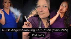 The Nurse’s Smoking Corruption - Angel’s First Time (Mars’ POV version)