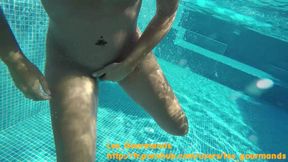 Fingered On The Air Mattress In The Pool