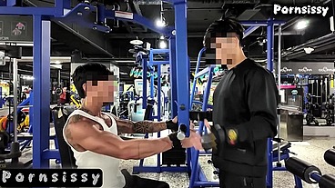 J31 Couple Gay Asian Amateur Muscle BigCock Fuck Bareback - copy