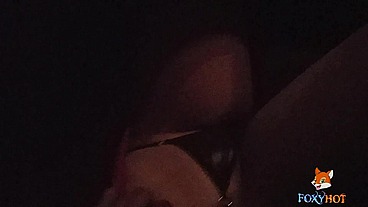 Regresando caliente de una fiesta con mi esposo se me antoja tener sexo con el chófer Uber