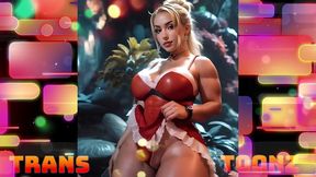 a taste of sexy big butt transgender model samm