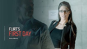Anna Morna in Flirt's First Day - OfficeObsession